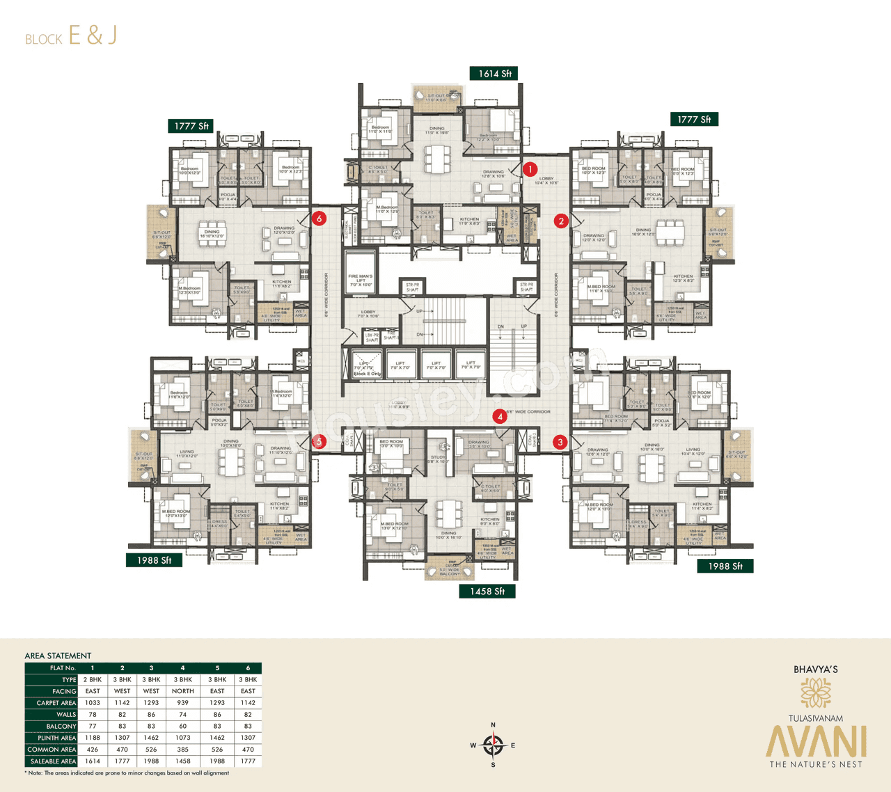 Bhavya Tulasivanam Avani Floor plan 4