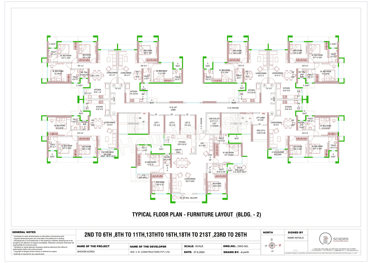 Bhoomi Lakescape Floor plan 2
