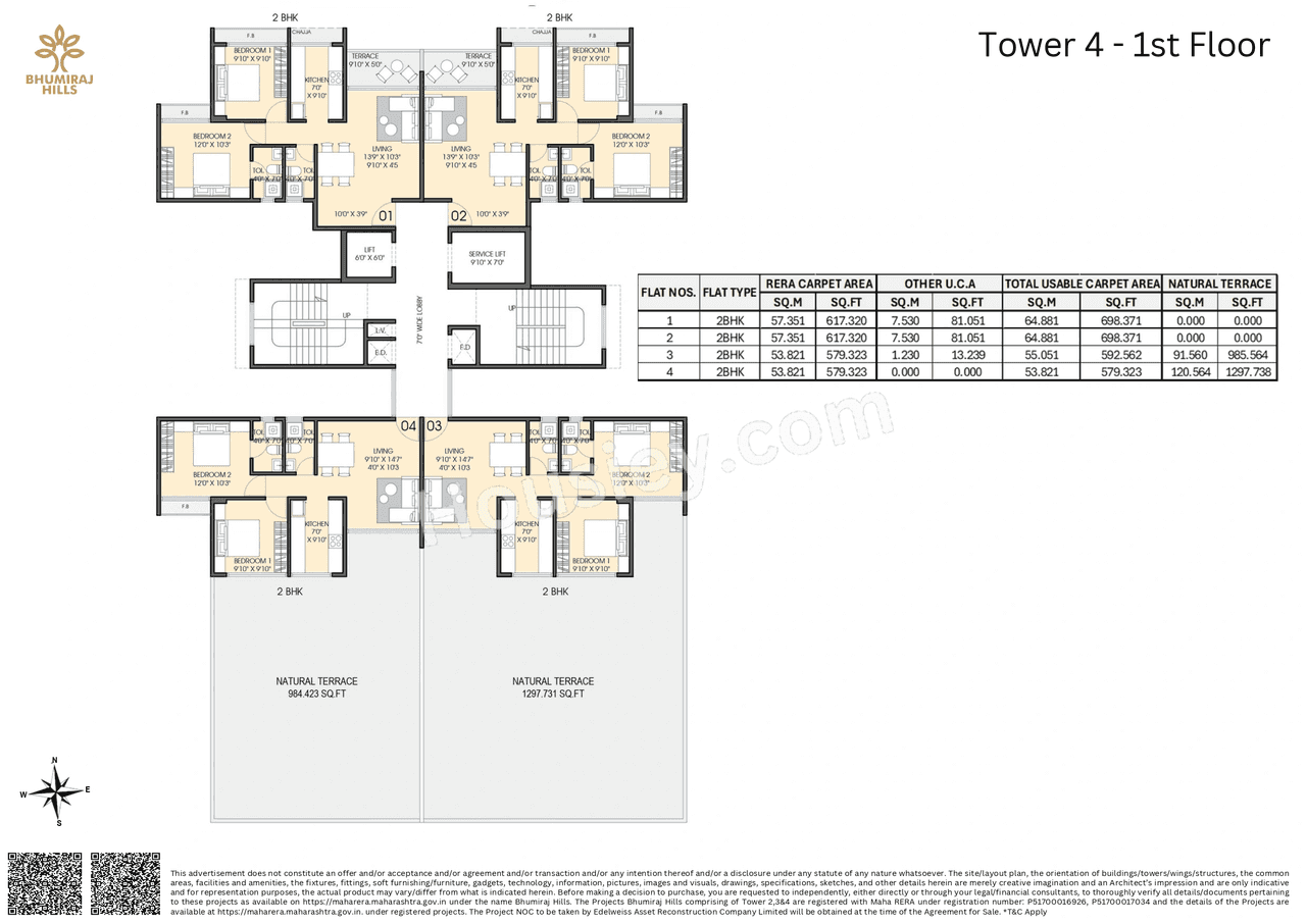 Bhumiraj Hills Floor plan 4