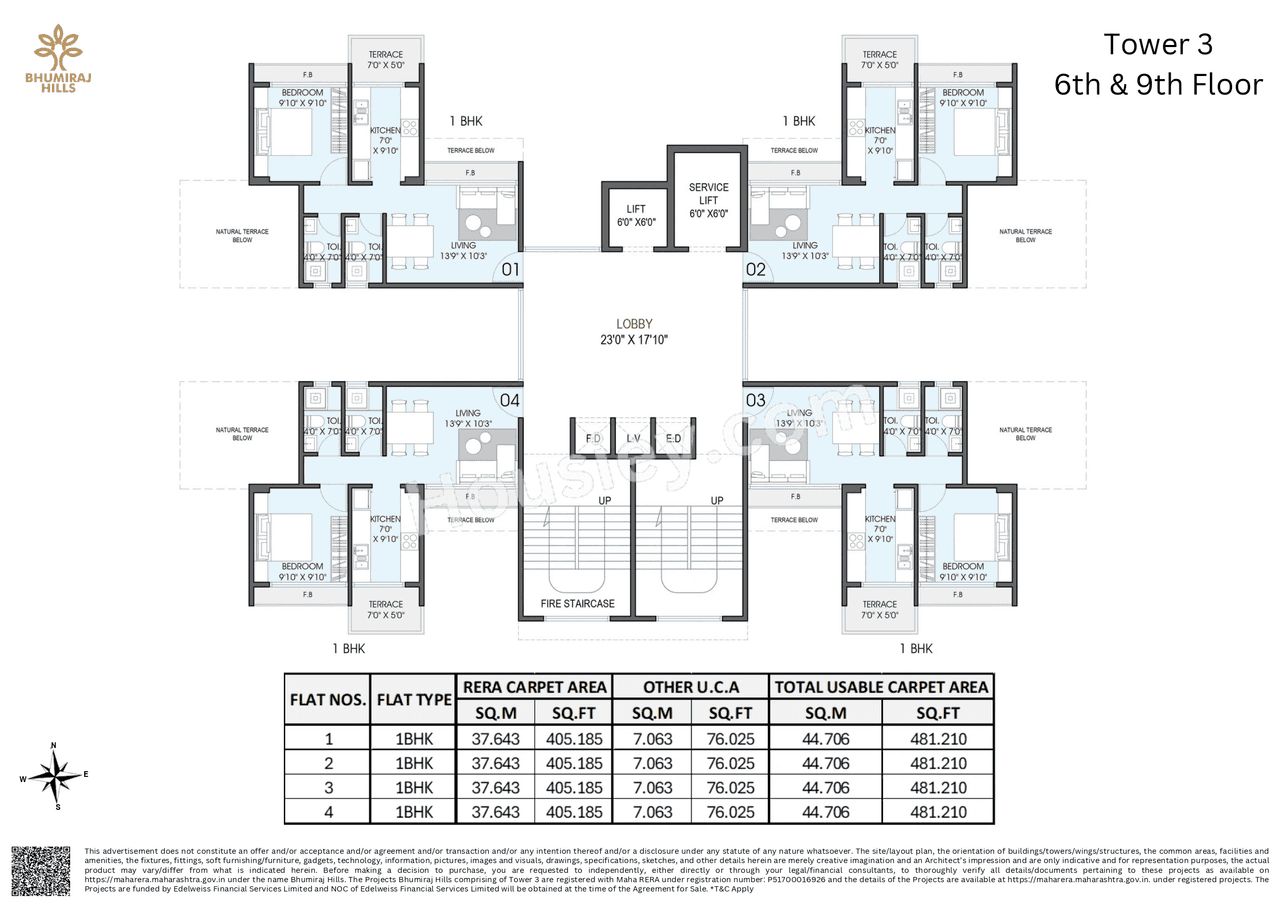 Bhumiraj Hills Floor plan 7
