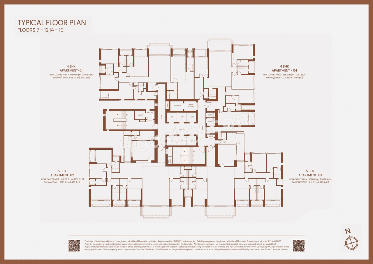 Birla Niyaara Floor plan 3