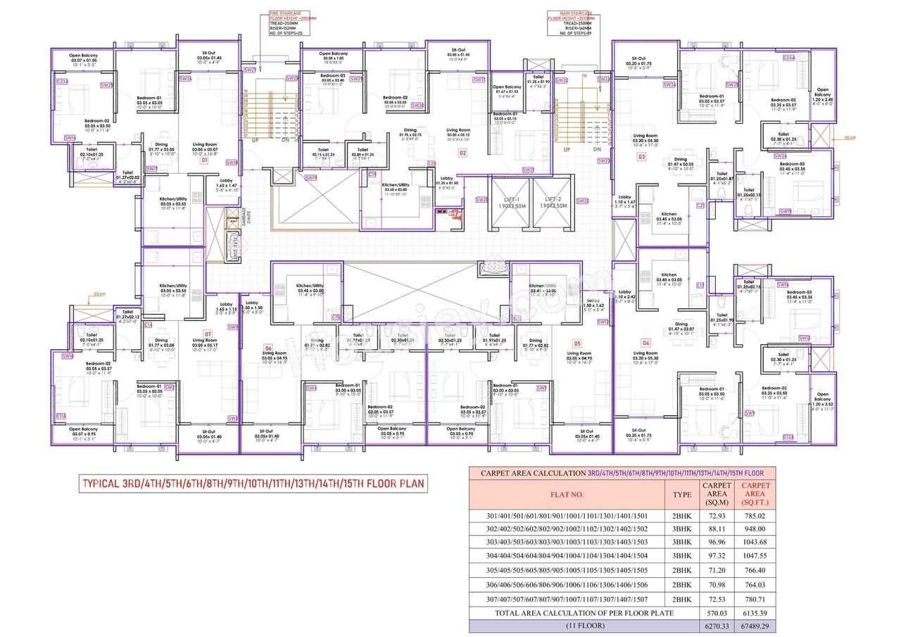 BK Prayagraj Floor Plan