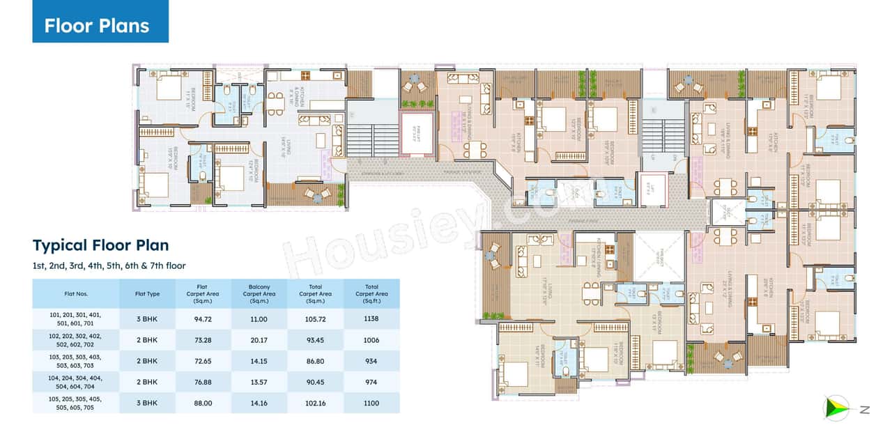 Bluepearl 204 Blue Paradise Floor plan 2