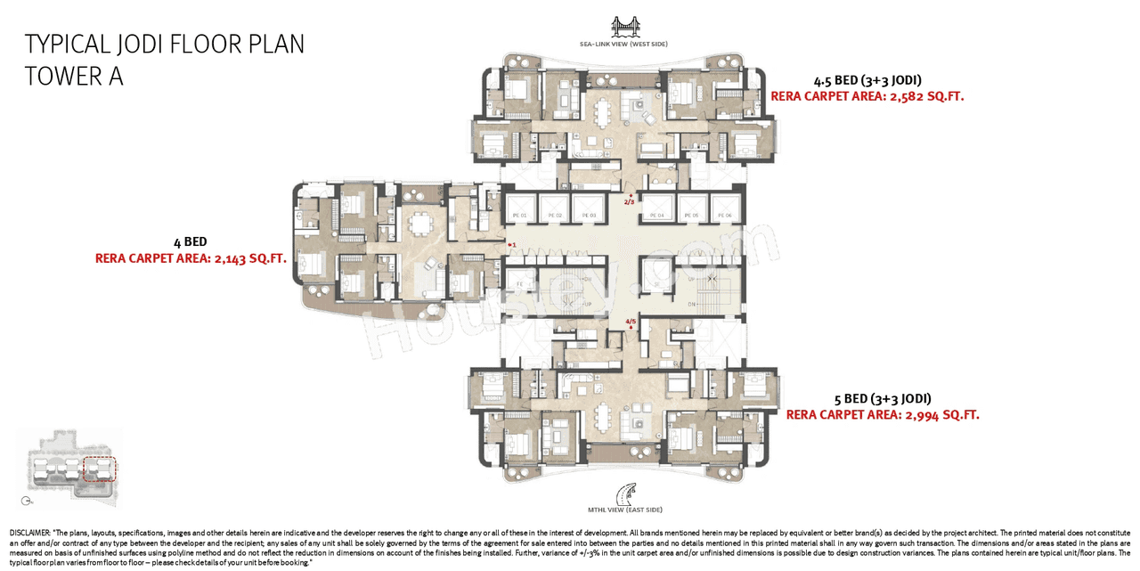 Bombay 3 ICC Floor Plan
