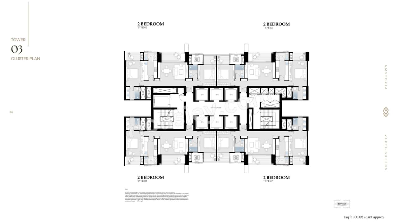 BPTP Amstoria Verti Greens Floor plan 2