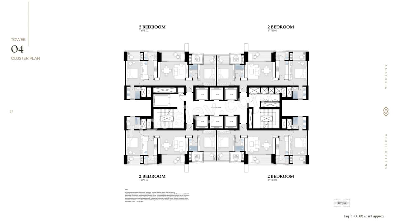 BPTP Amstoria Verti Greens Floor plan 3