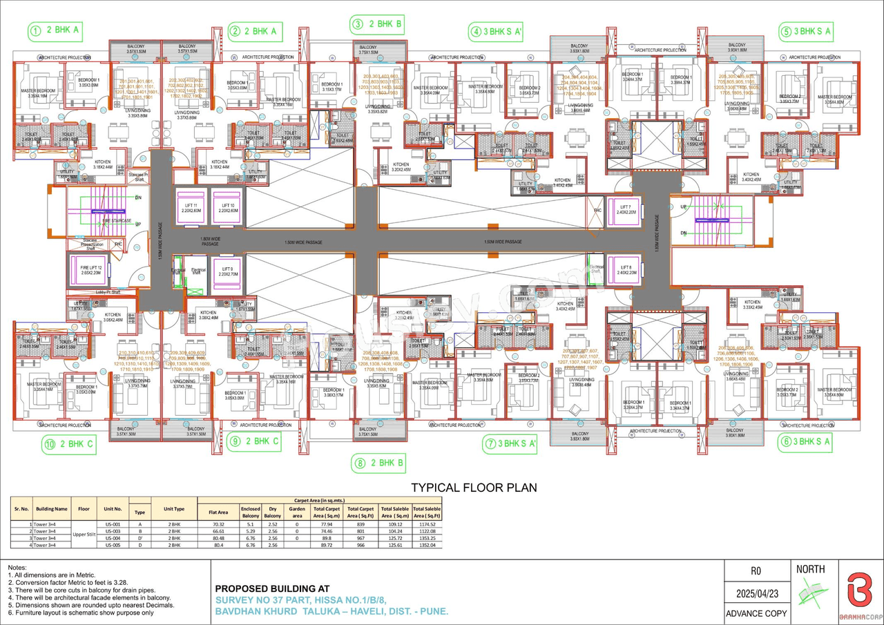 Bramha Sun Valley Floor plan 3