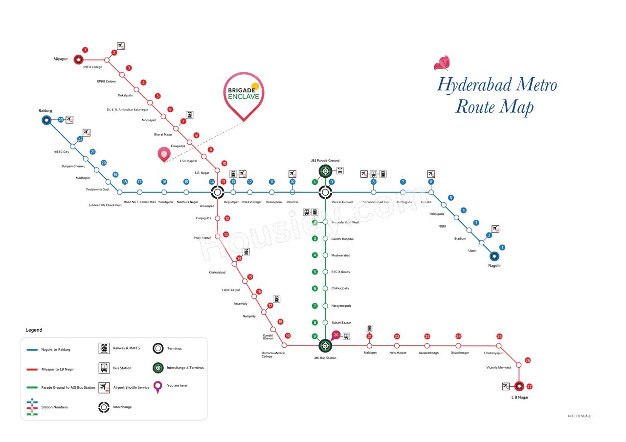 Brigade Enclave Floor plan 2