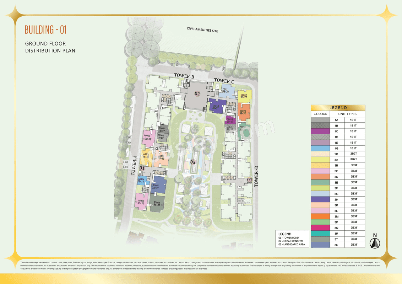 Brigade Eternia Floor plan 1