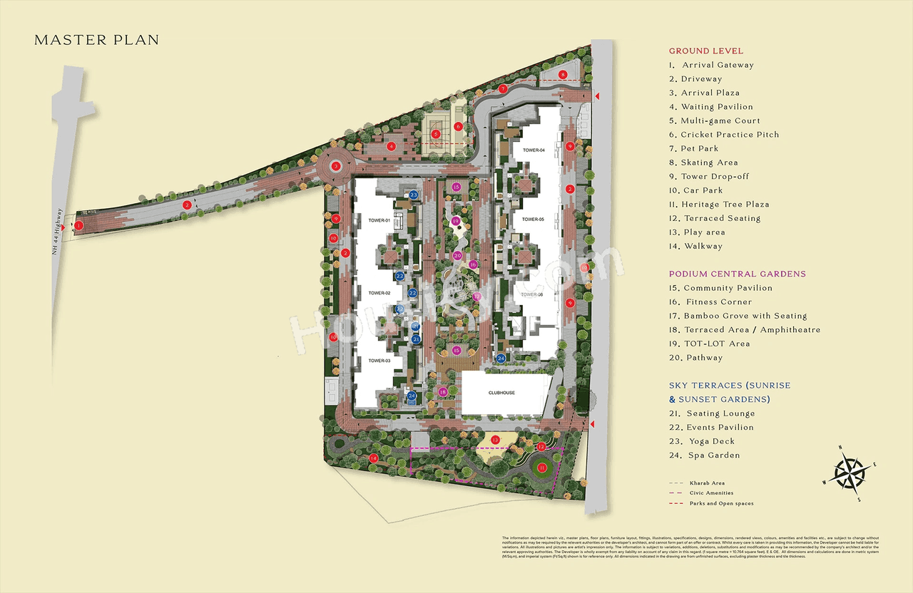 Brigade Insignia Floor plan 1