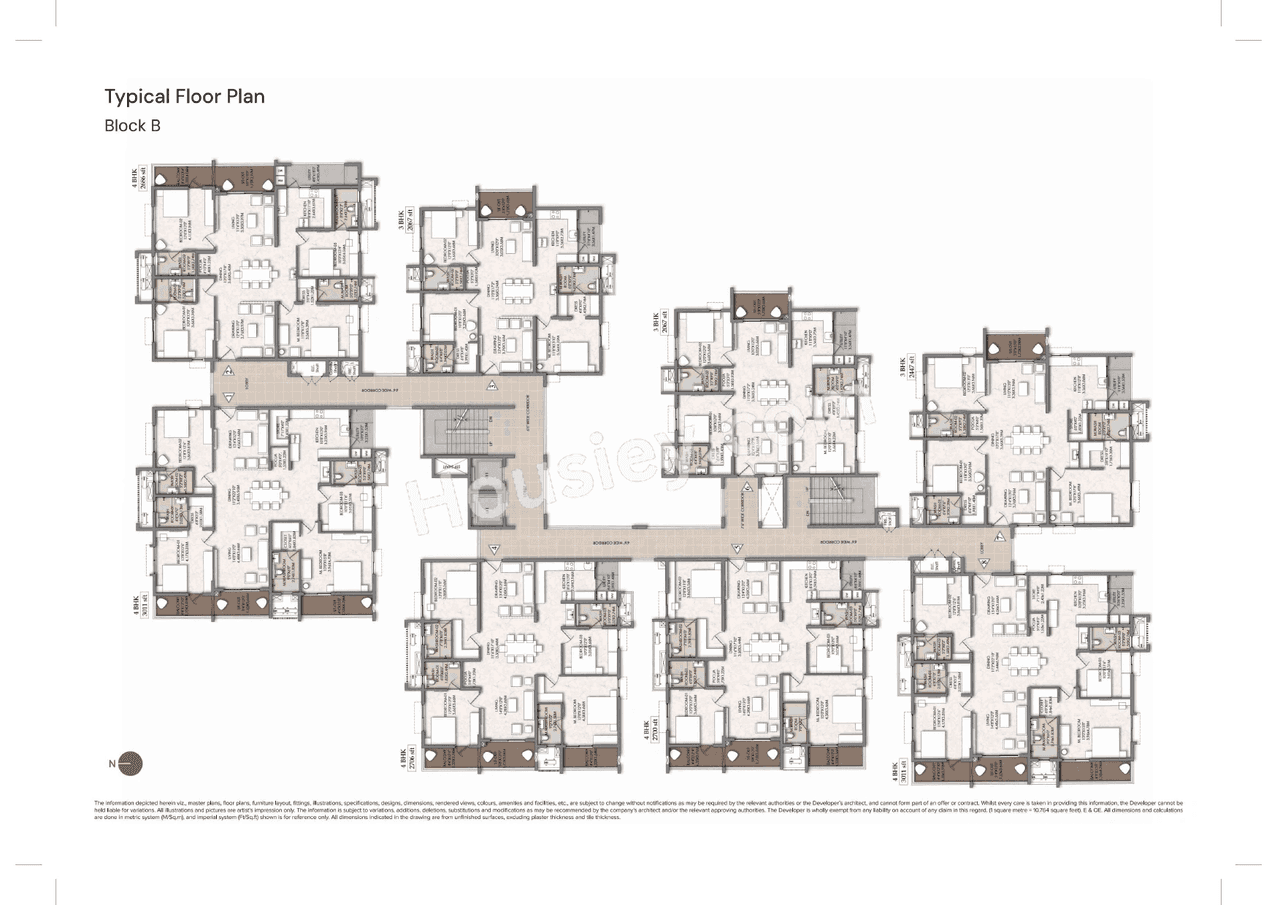 Brigade Manor Floor plan 2