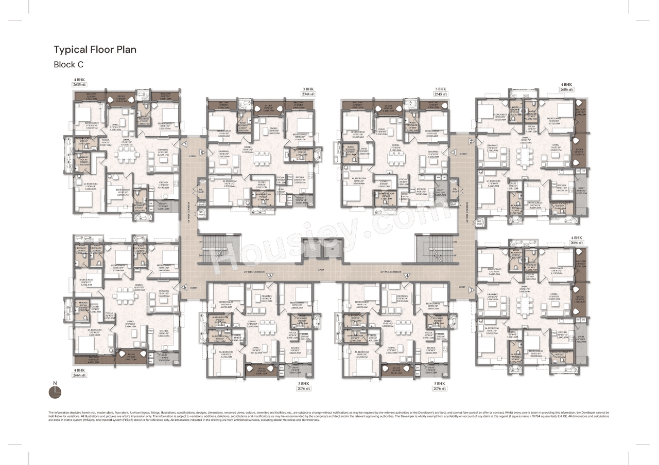 Brigade Manor Floor plan 3