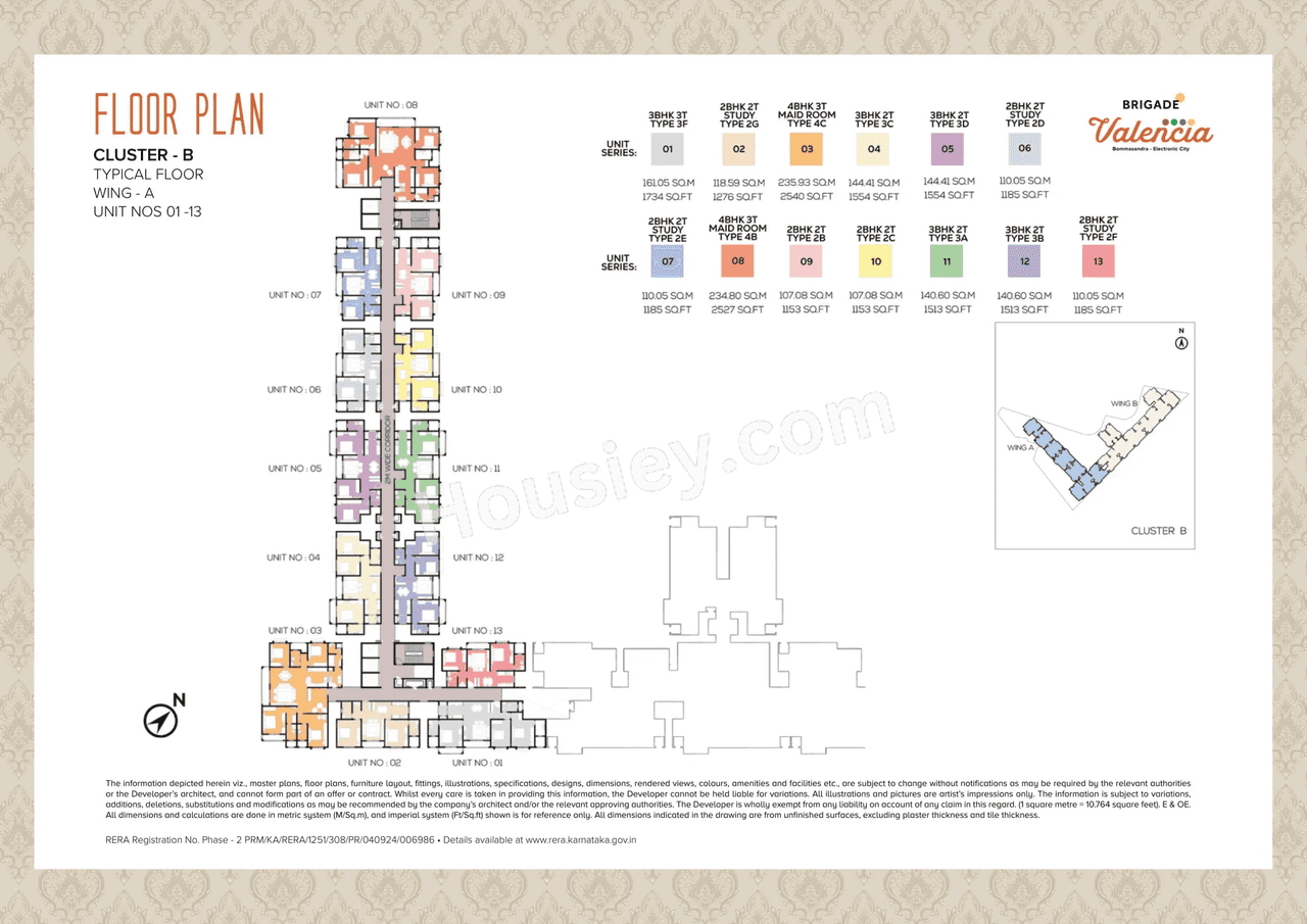 Brigade Valencia Phase II Floor plan 1