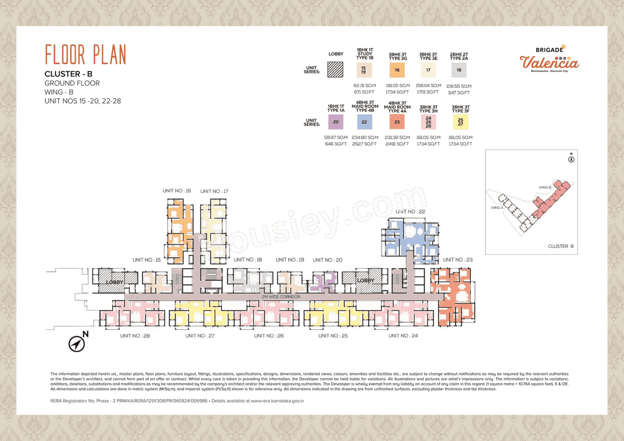 Brigade Valencia Phase II Floor plan 2