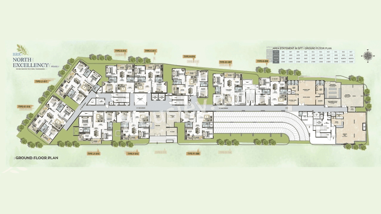 BRR North Excellency Floor plan 1