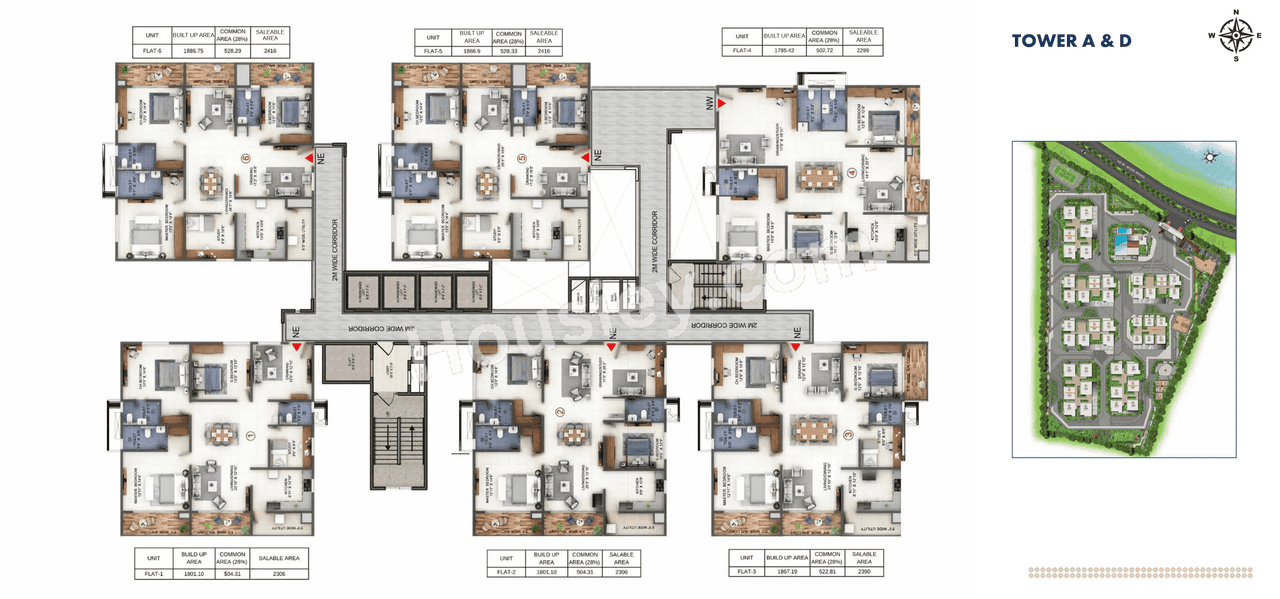 Candeur Lake Scape Floor plan 1