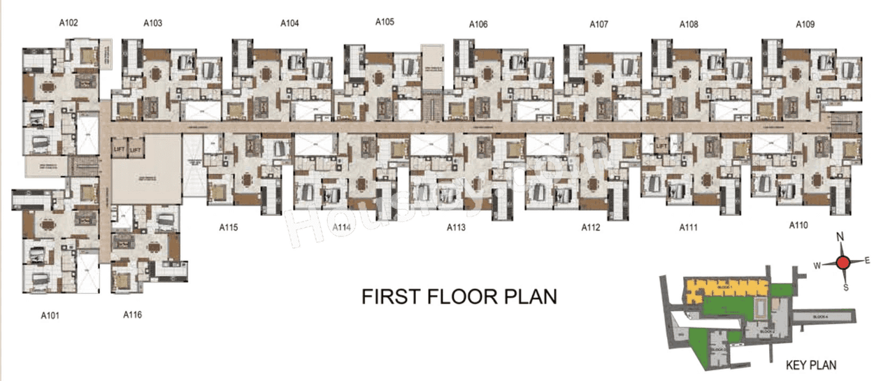 Casagrand Avenuepark Floor plan 4