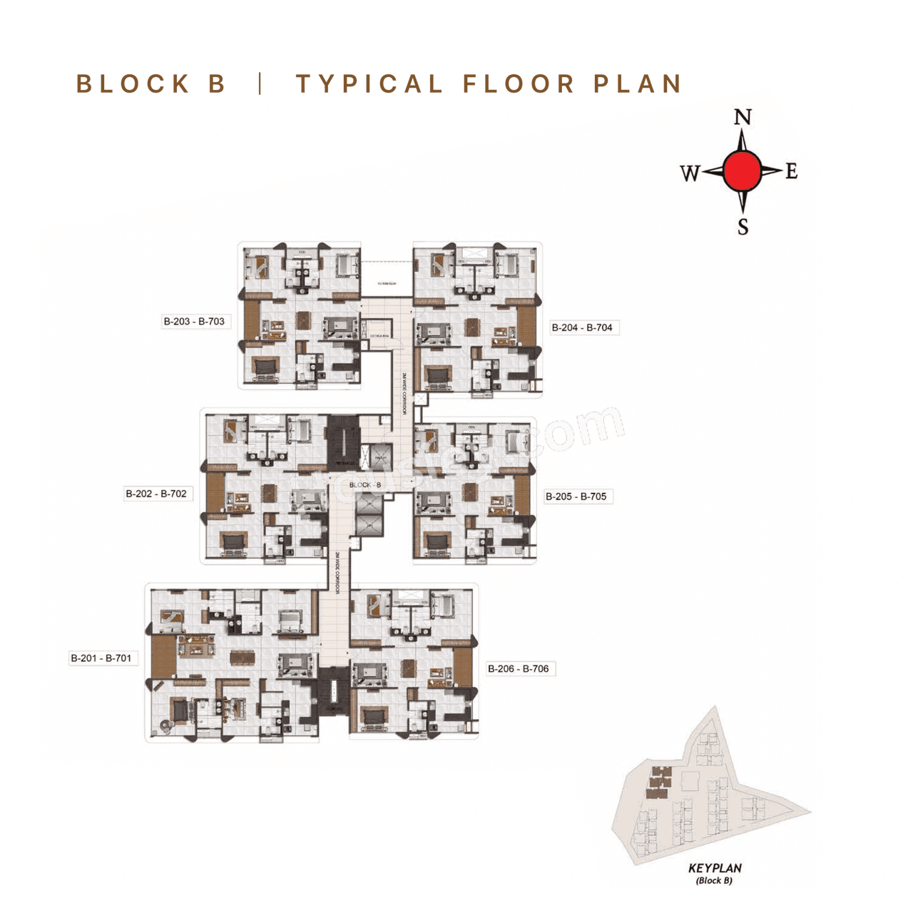 Casagrand Mandarin Floor plan 6