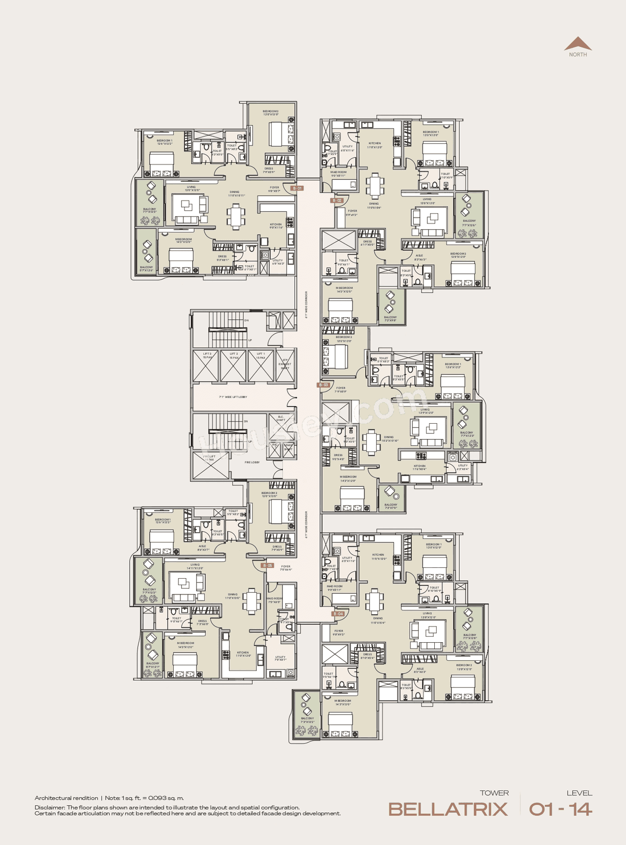 Century Jakkur Floor plan 2