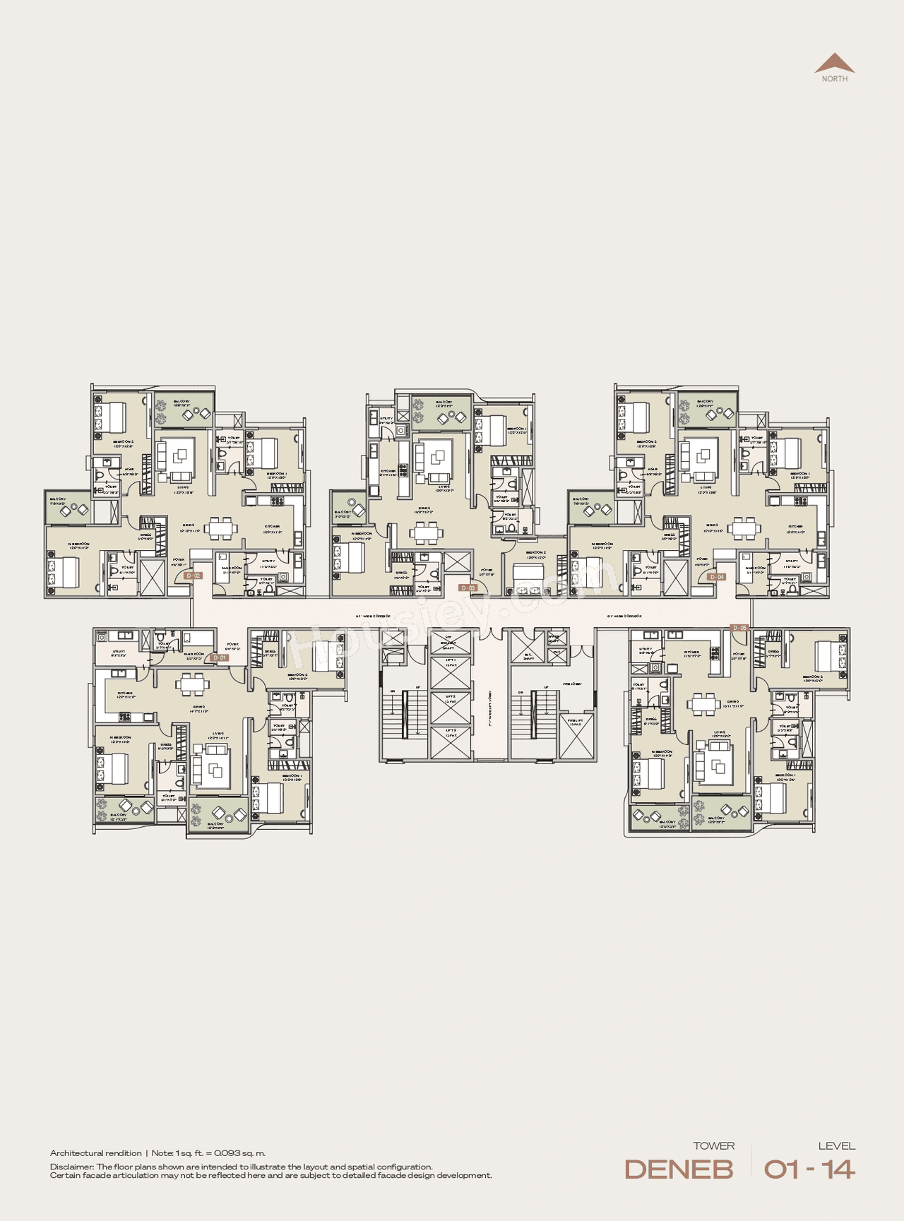 Century Jakkur Floor plan 3