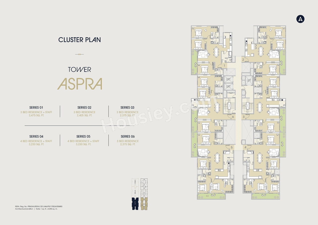 Century Regalia Floor plan 1