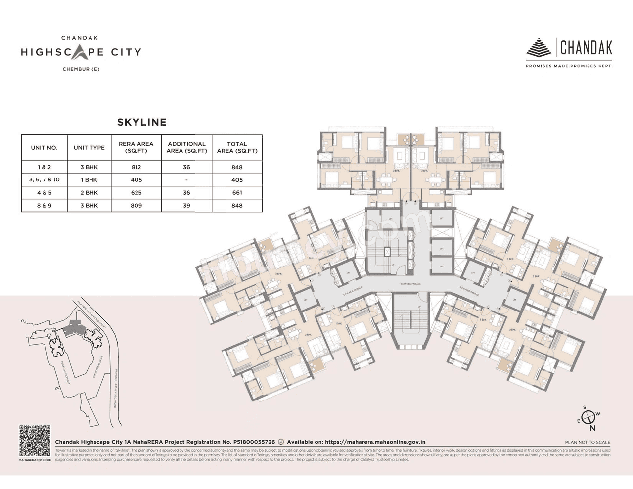 Chandak Highscape City Floor plan 1