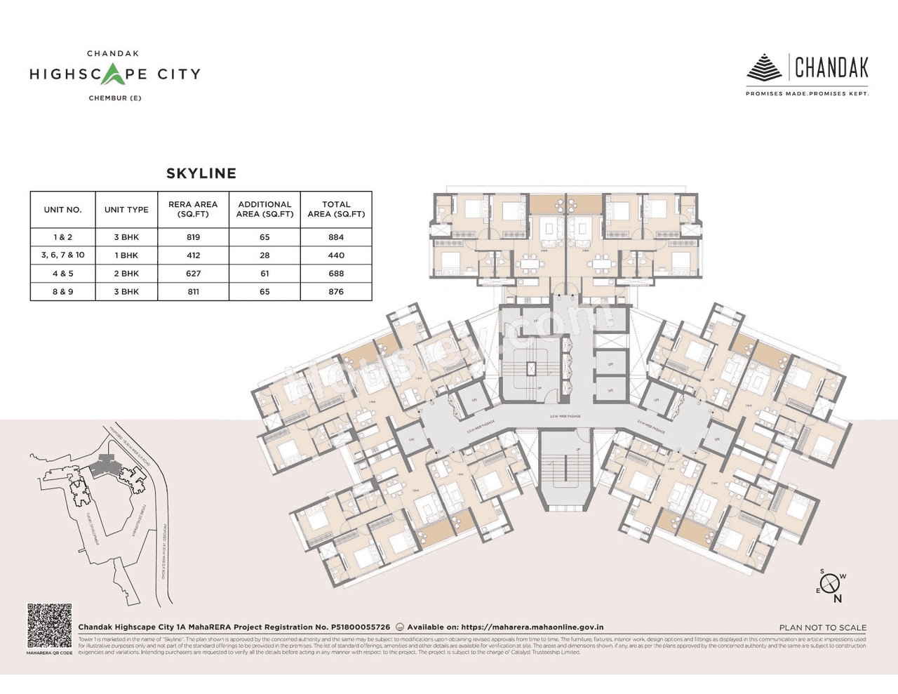 Chandak Highscape City Floor plan 2
