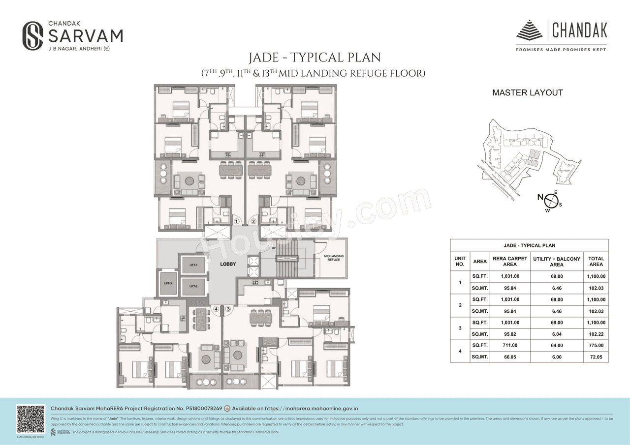 Chandak Jewel Floor plan 14