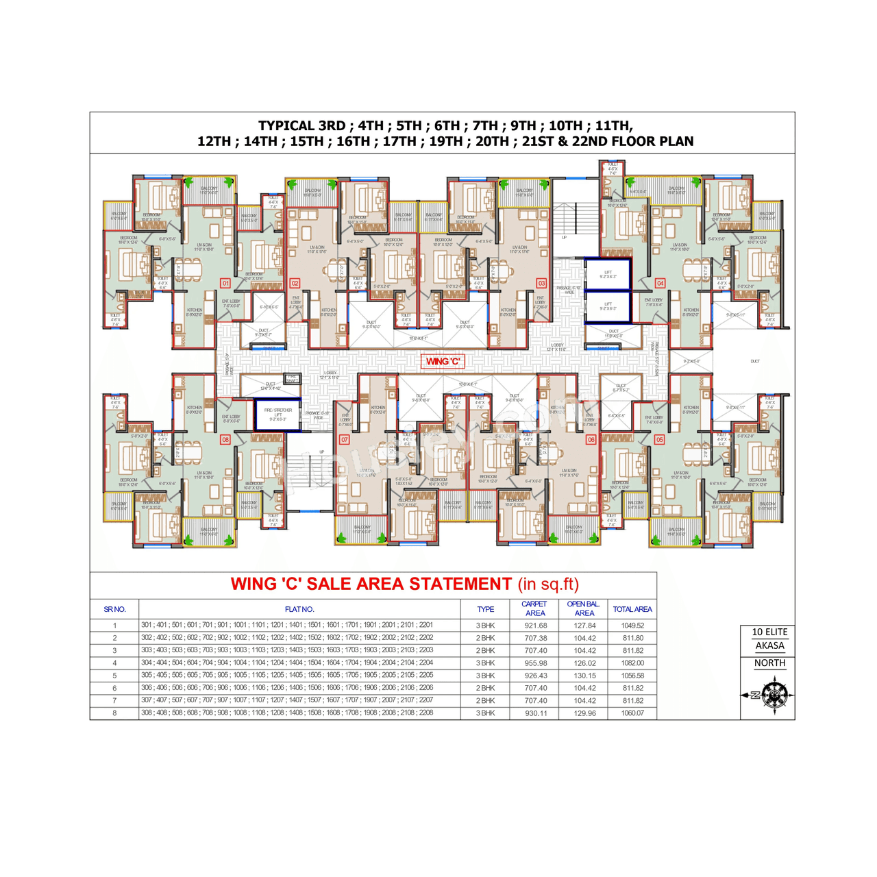 Chandrarang 10 Elite Akasa Floor plan 5