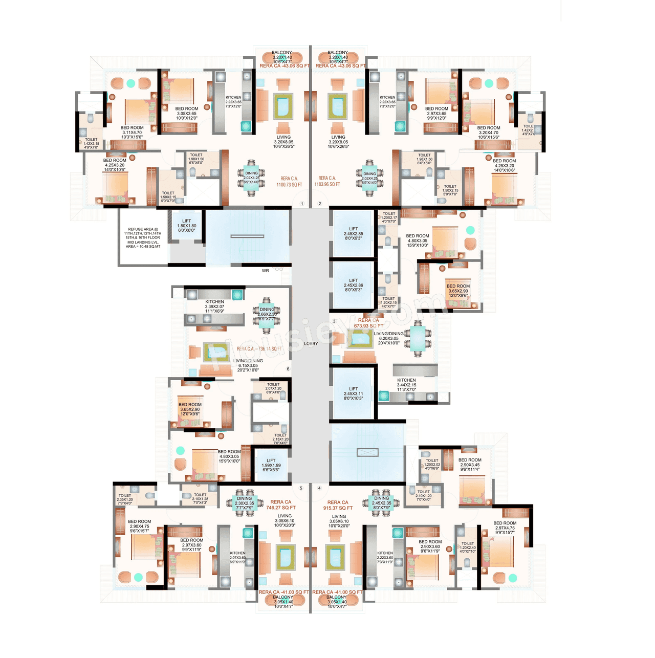 CKPL Vasupujya Darshan Floor plan 3