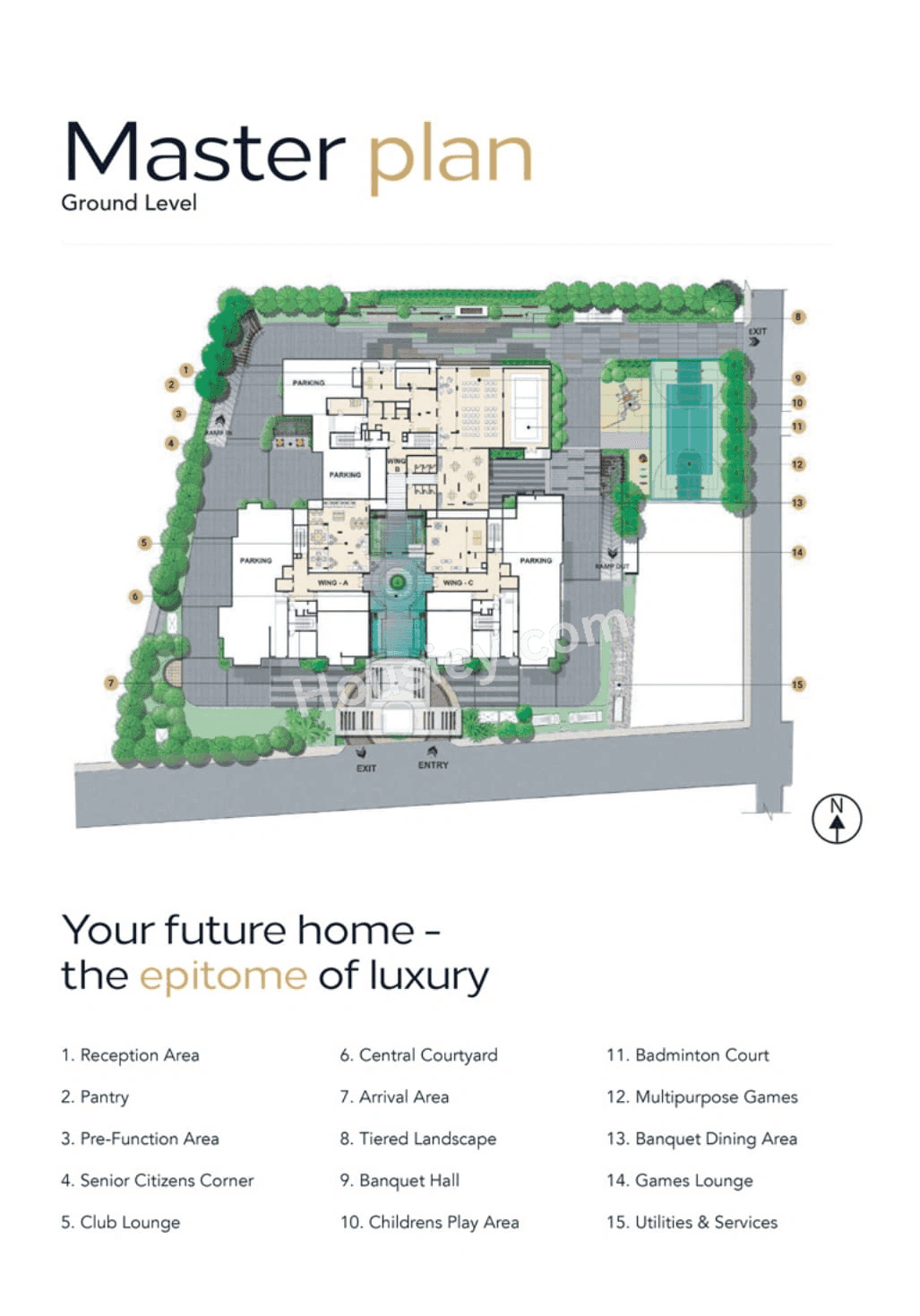 Cornerstone Akhinta Residences Floor plan 1