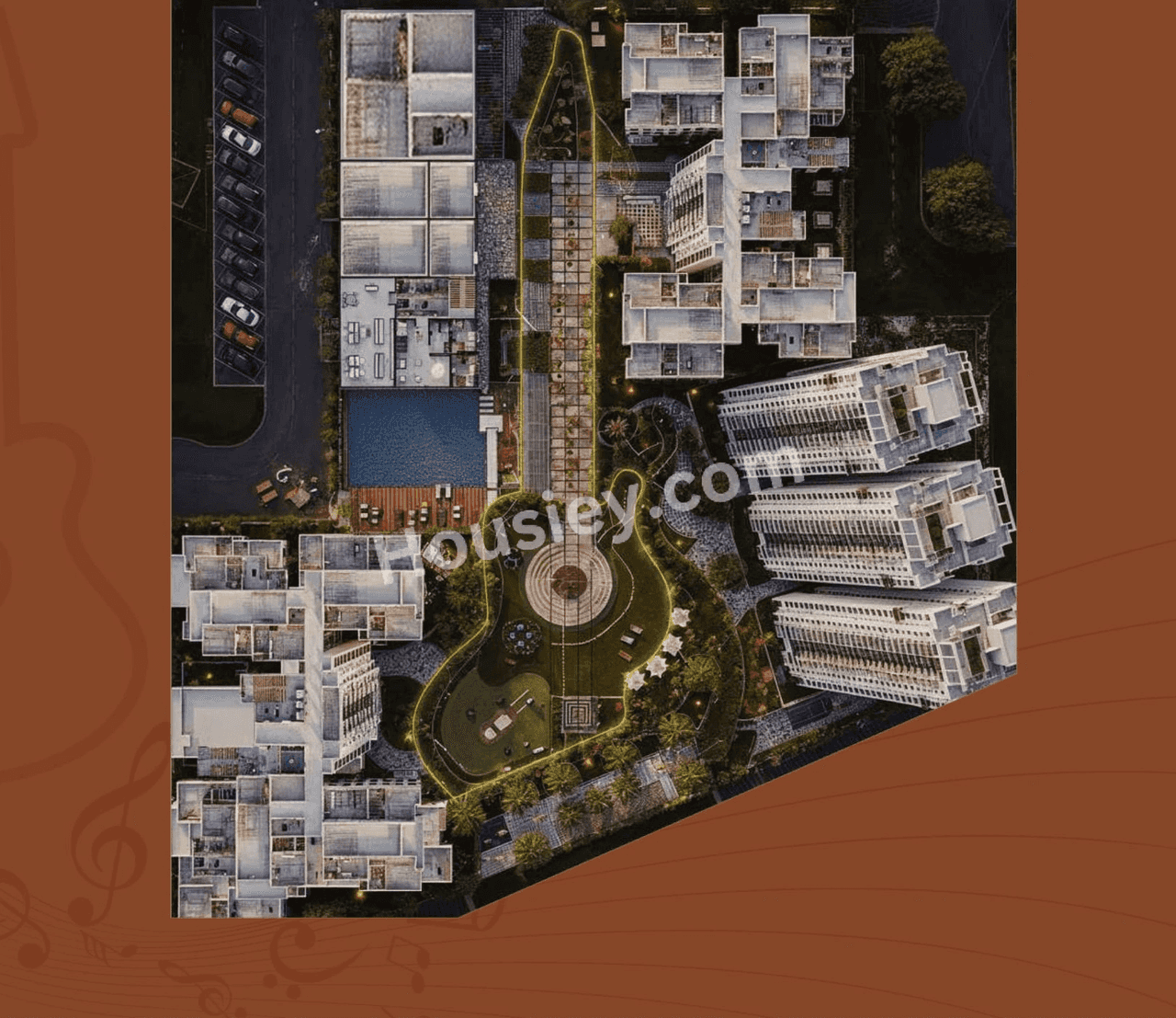 Courtyard By Vedant Suraksha Master Plan