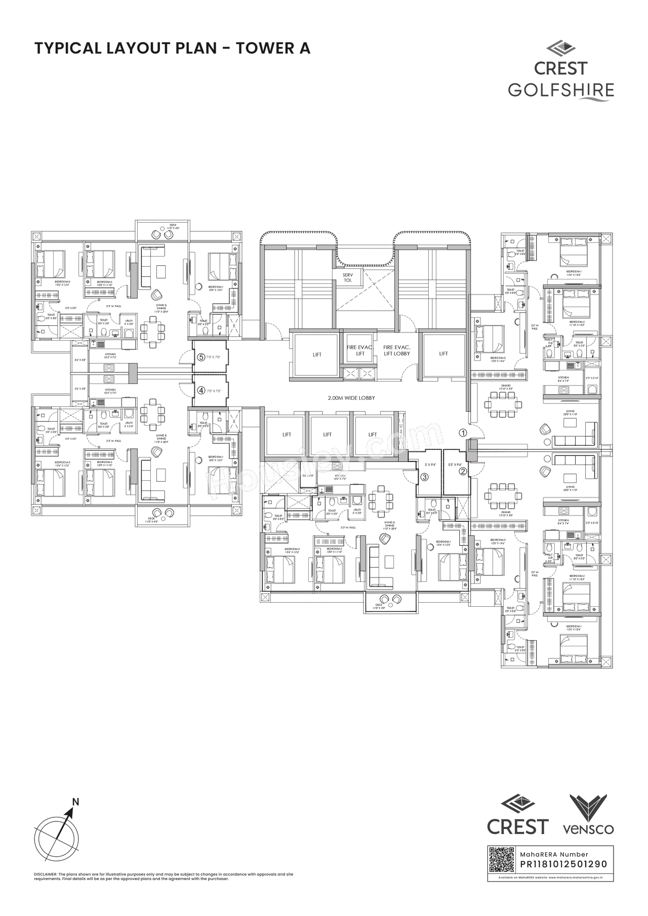 Crest Golfshire Floor plan 1