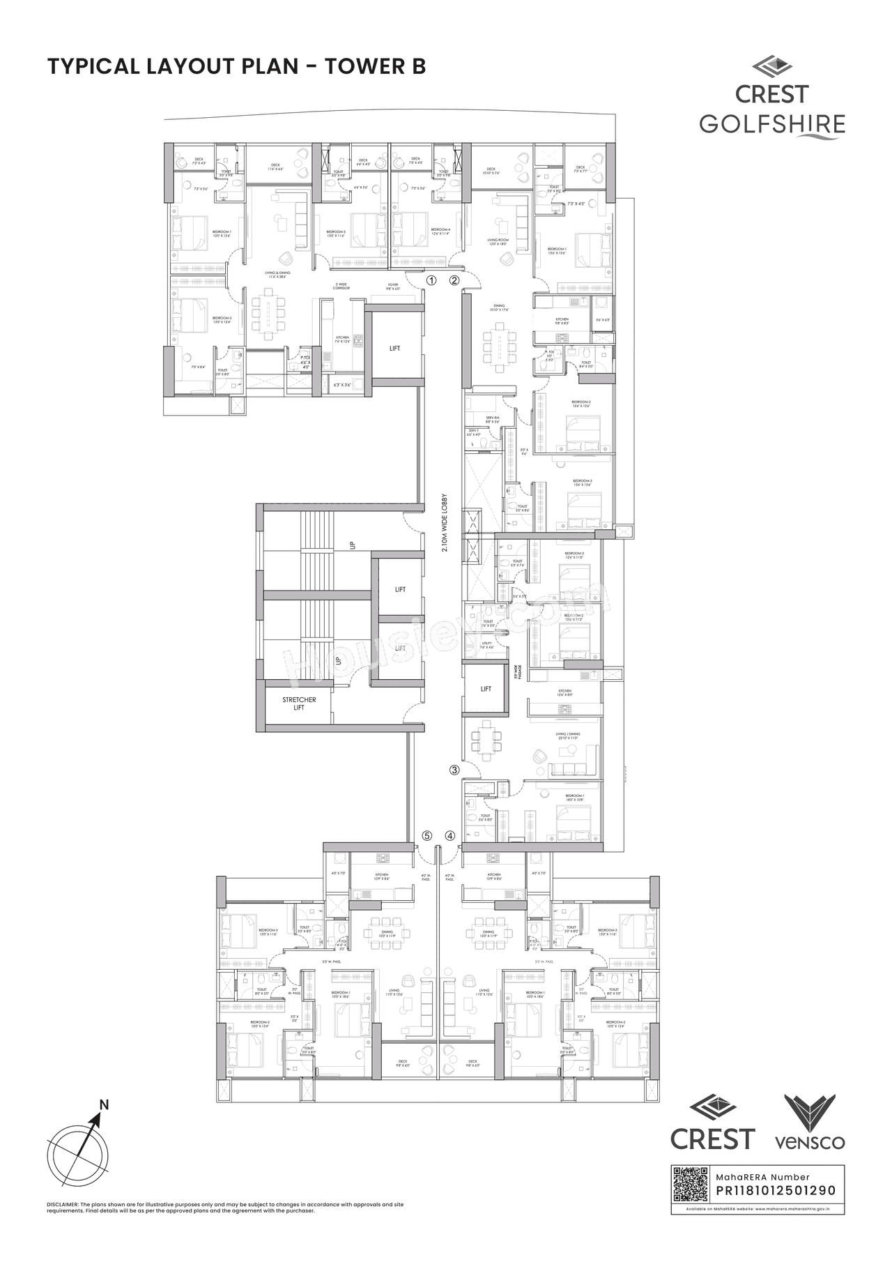Crest Golfshire Floor plan 2
