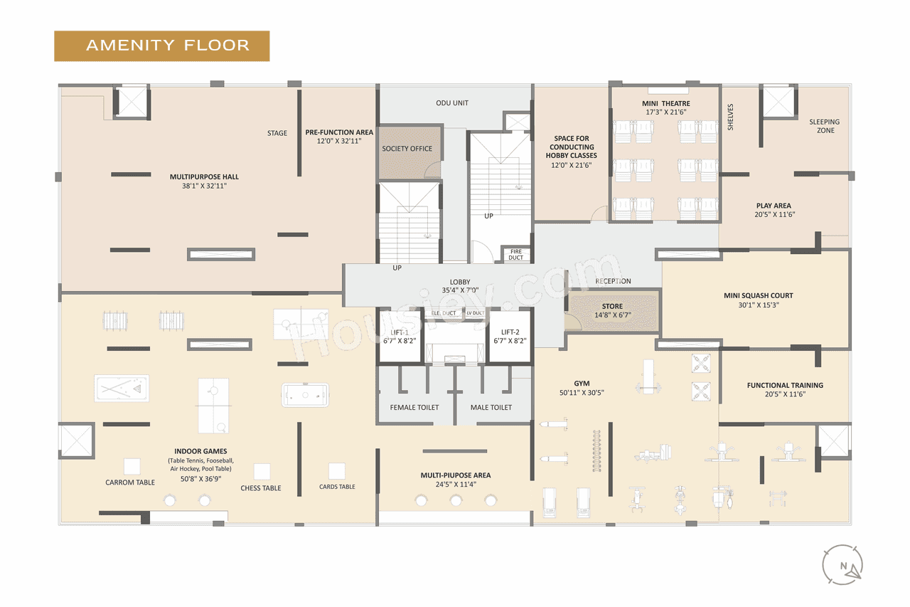 Cristallo The Arista Floor plan 1