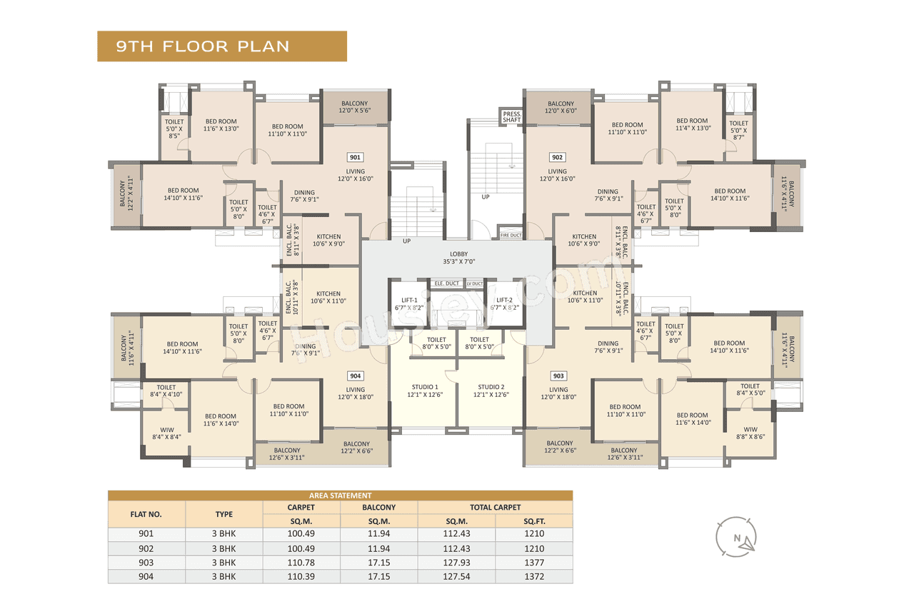 Cristallo The Arista Floor plan 3