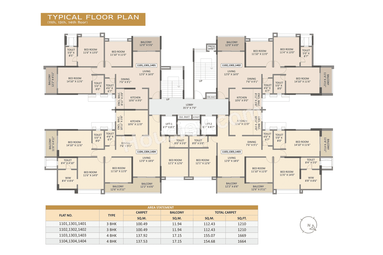 Cristallo The Arista Floor plan 7