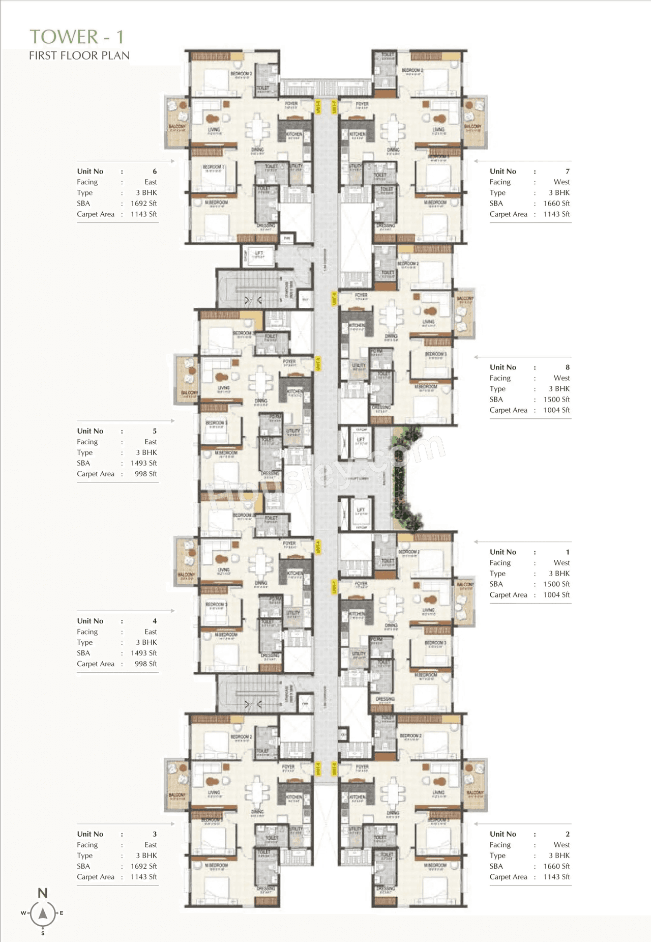 Cynosure Sunny Groves Floor plan 1