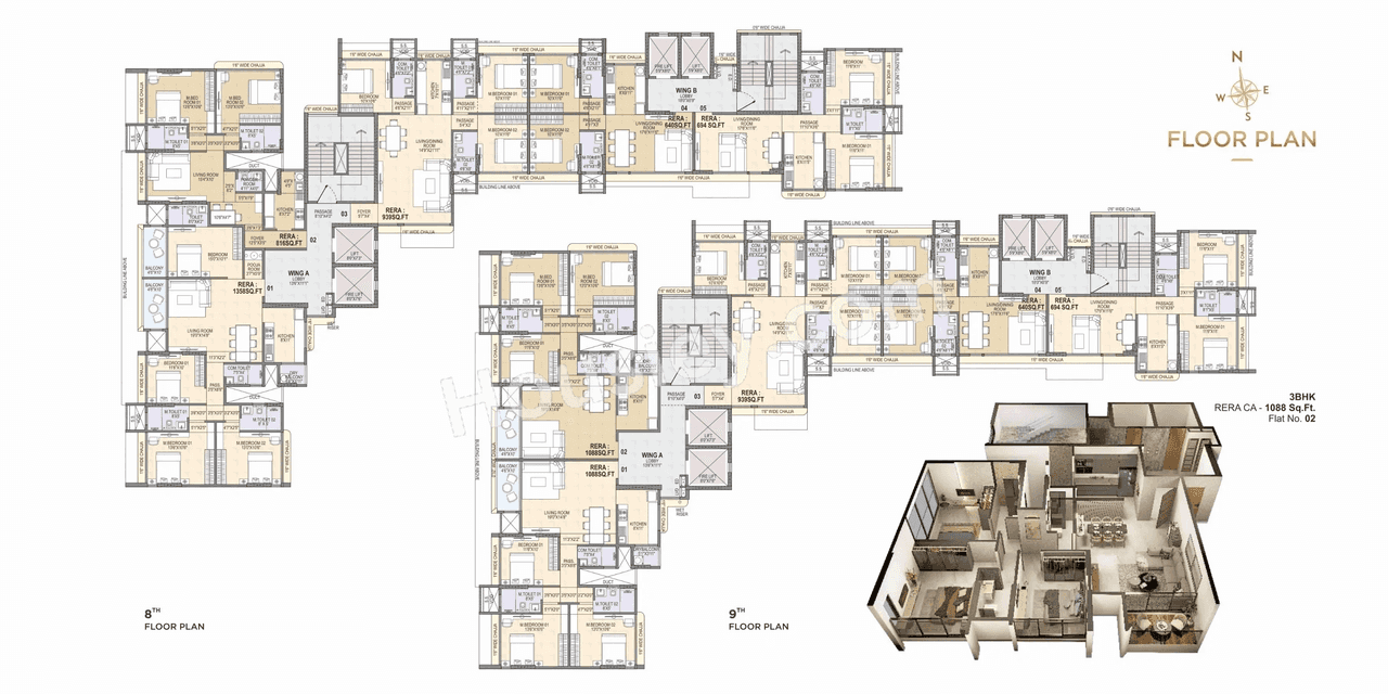 DD Om Neeldhara Floor plan 2