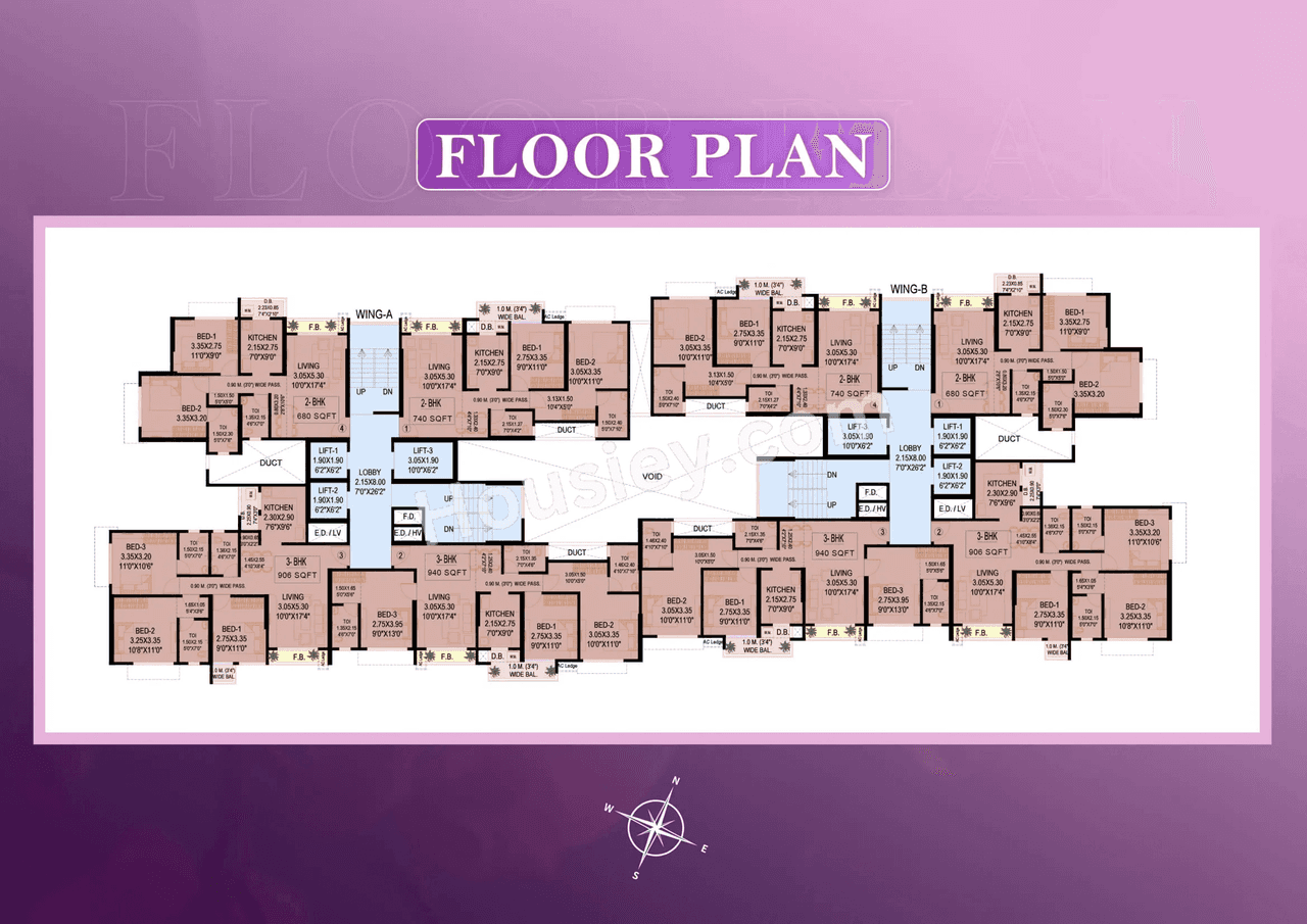 Delight Divine Orchid Floor plan 2