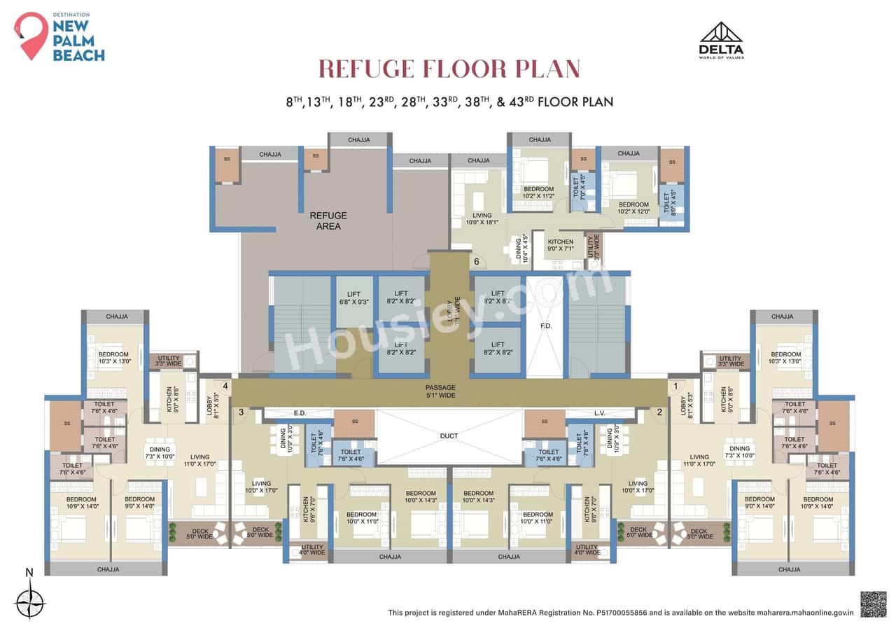 Delta New Palm Beach Floor plan 1