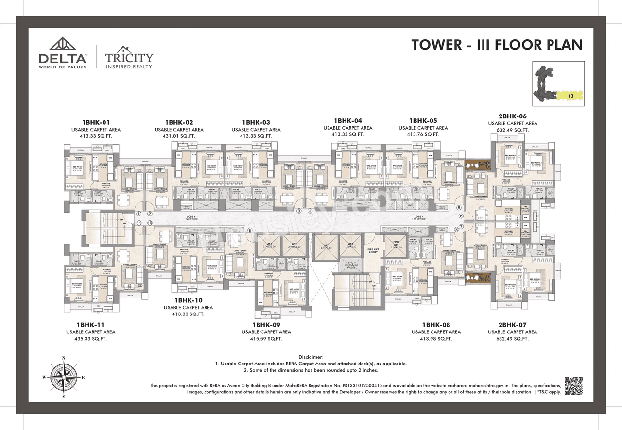 Delta Tricity Floor plan 2