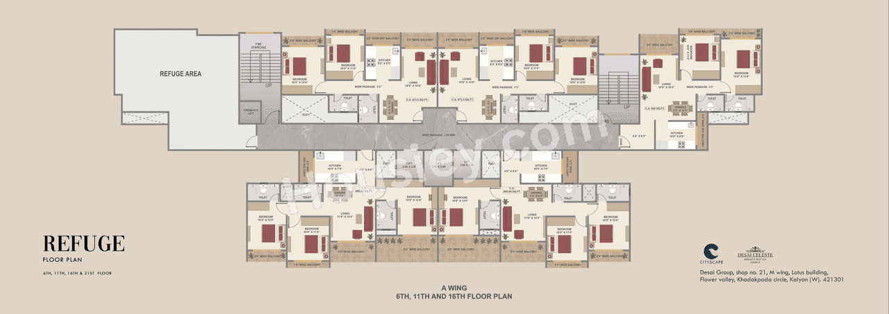Desai Celeste Floor plan 3