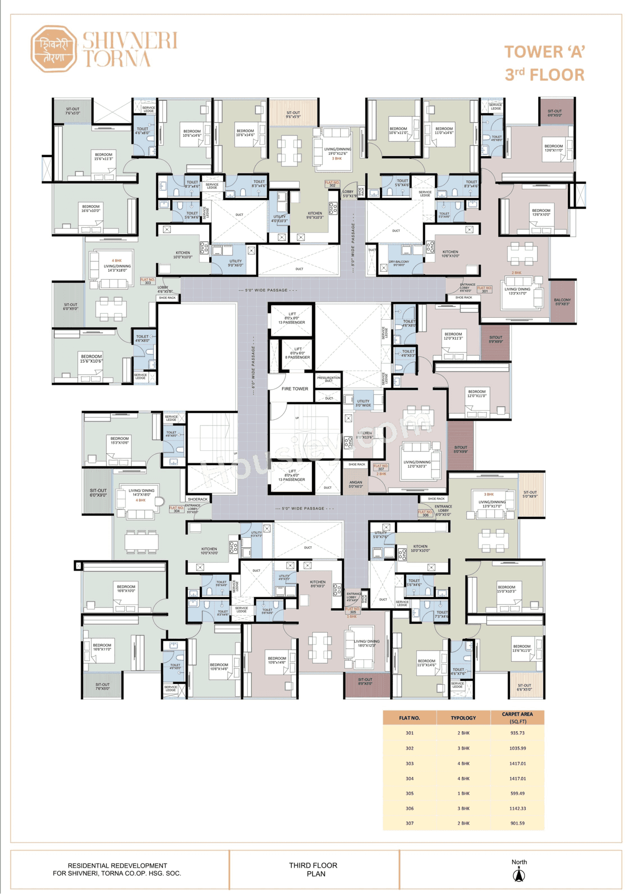 Deshpande Shivneri Torna Floor plan 3