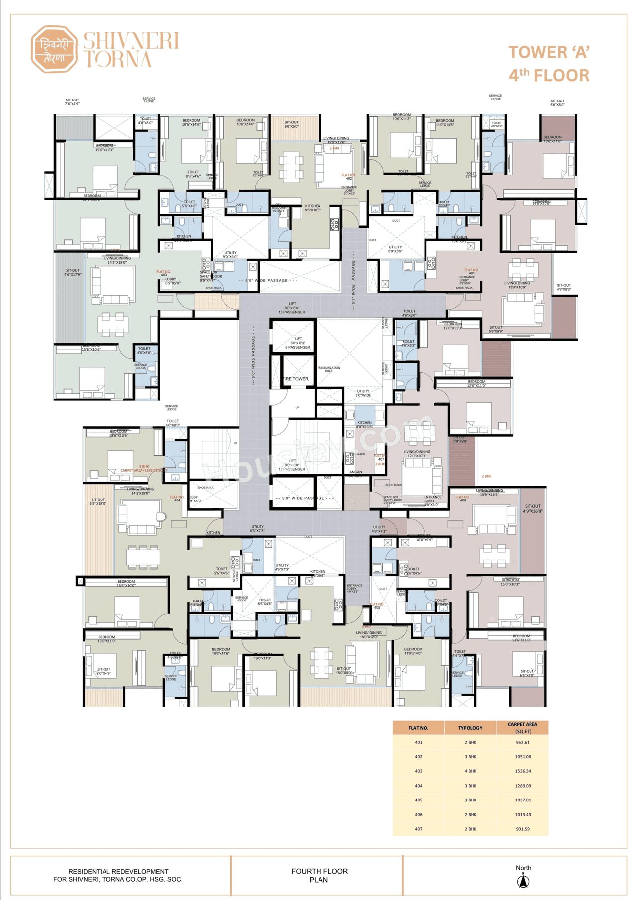 Deshpande Shivneri Torna Floor plan 4