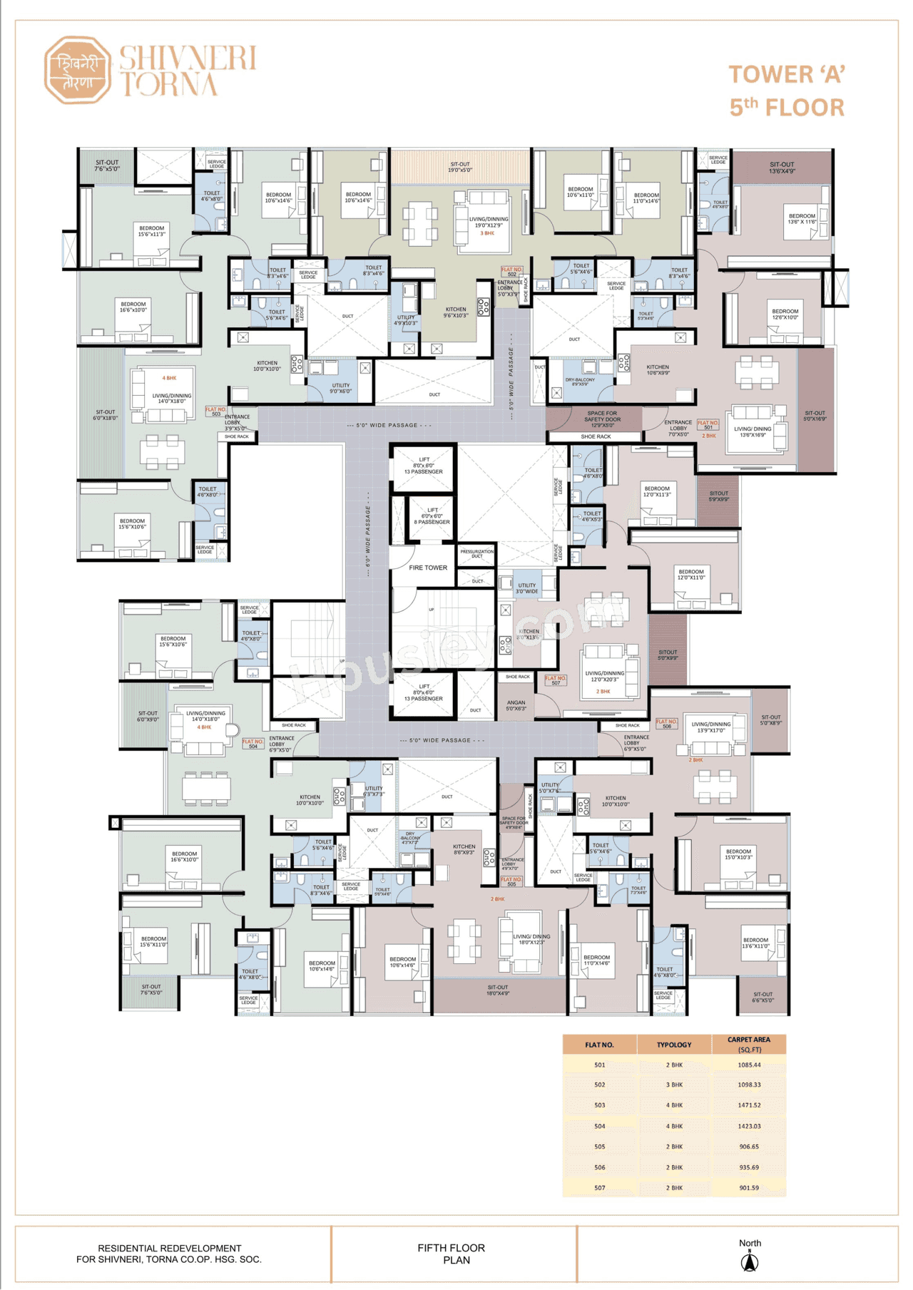 Deshpande Shivneri Torna Floor plan 5