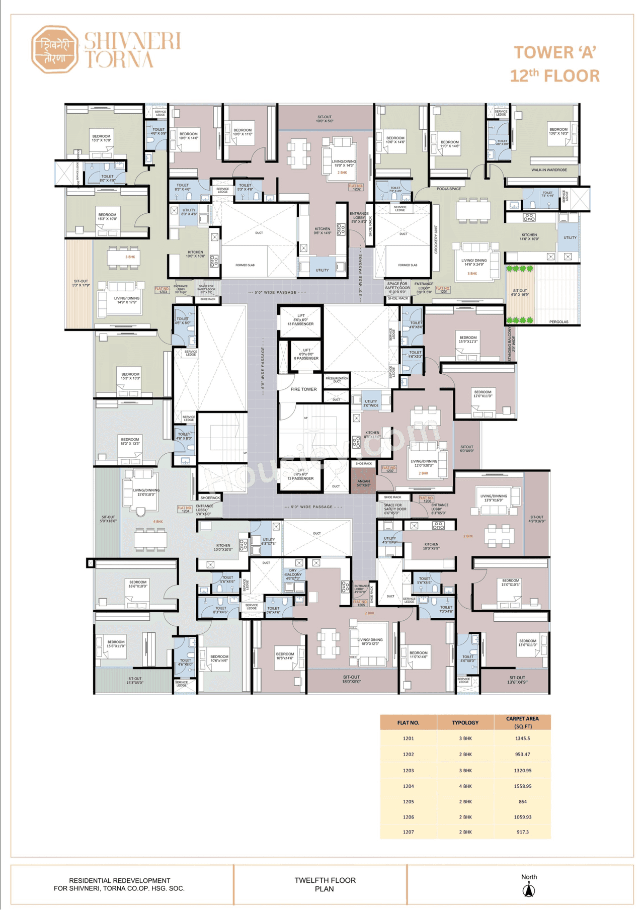 Deshpande Shivneri Torna Floor plan 12