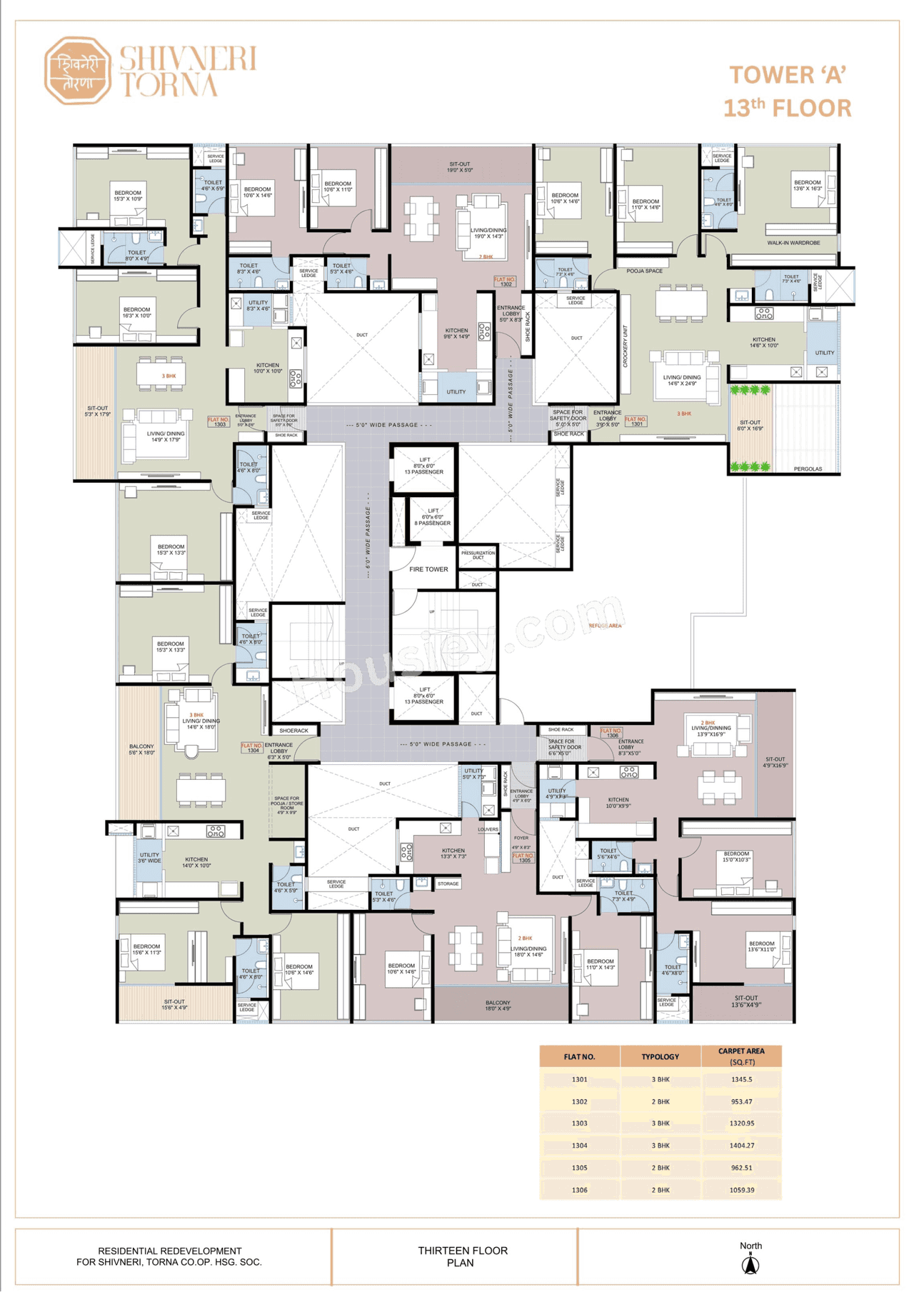 Deshpande Shivneri Torna Floor plan 13