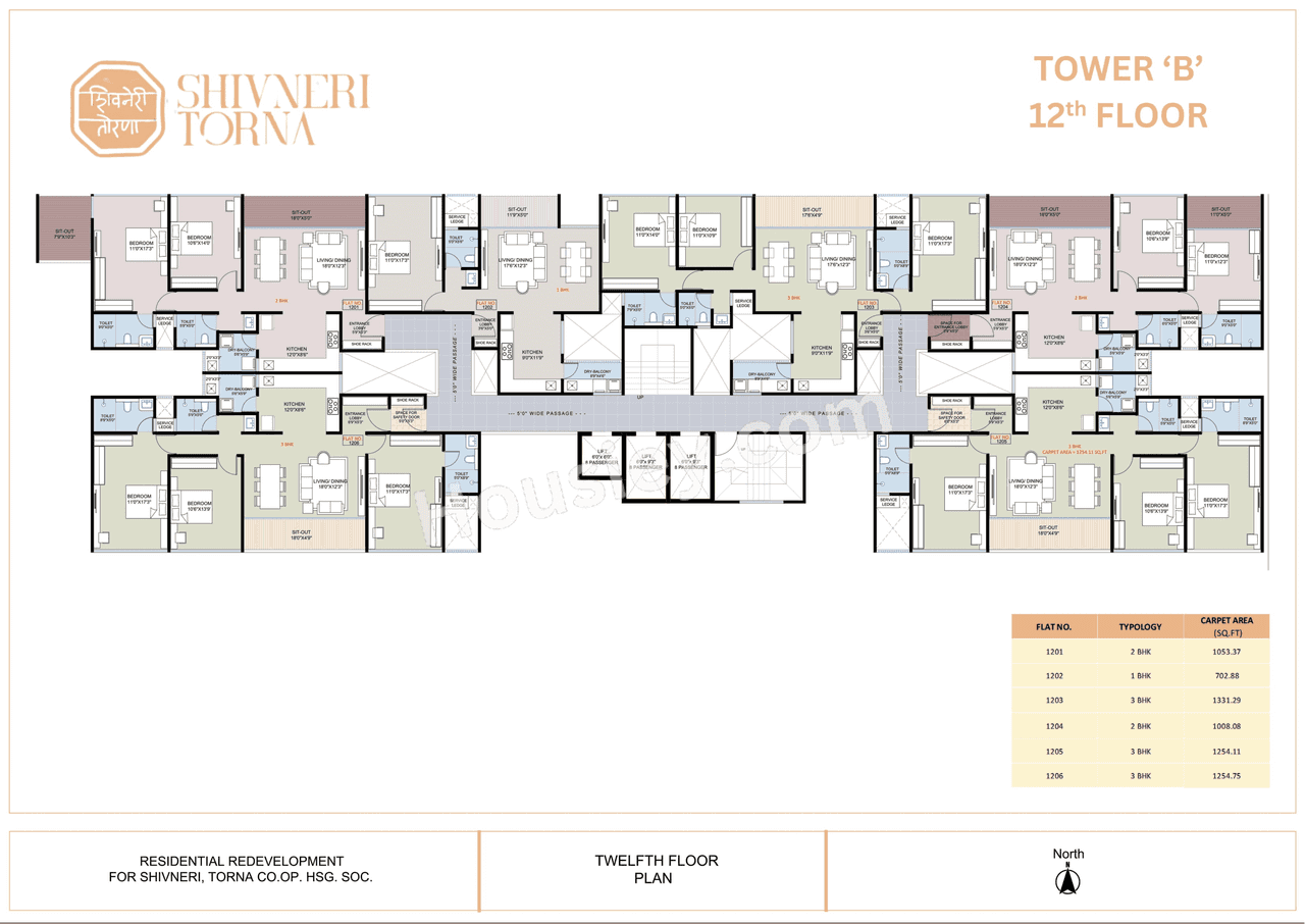 Deshpande Shivneri Torna Floor plan 30