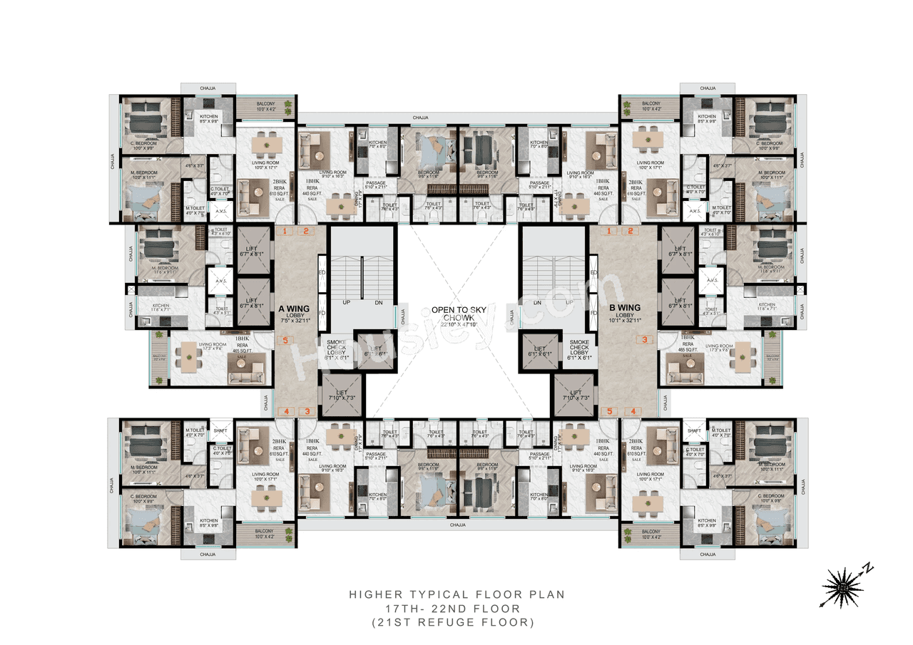 DGS Sheetal Cosmos Park Floor plan 2